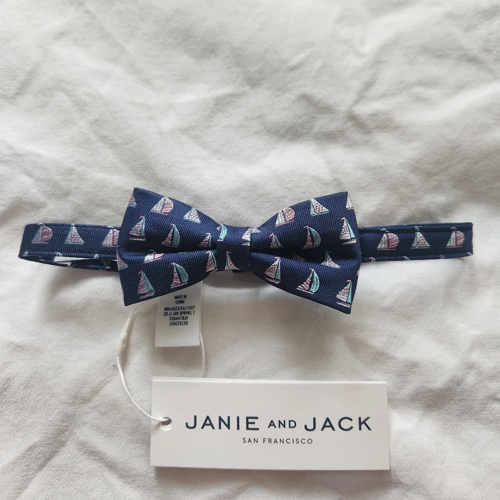 Janie and Jack Sailboat Bowtie